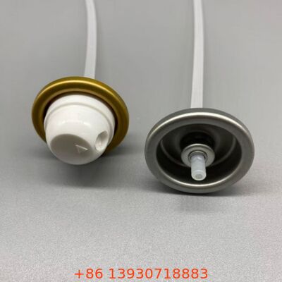 Válvula de pulverización de cuerpo de desodorante a prueba de fugas y resistente a obstrucciones con tecnología de distribución de 360 ° y ajuste universal para latas de aluminio estándar