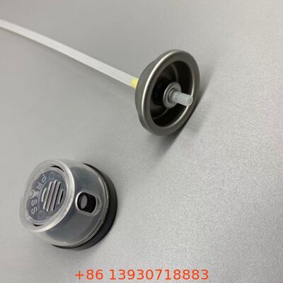 Válvula de aerosol desodorante a prueba de fugas de 1 pulgada con dispensación de 360° y diseño resistente a obstrucciones para fórmulas antitranspirantes y de fuerza deportiva