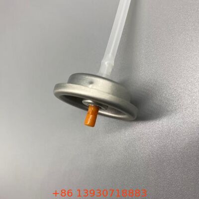 Válvula de pegamento para cabello en aerosol con tecnología de salida controlada para boquilla antiobstrucción