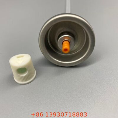 Válvula de pegamento aerosolar para cabello con boquilla antiobstrucción de niebla de precisión y construcción resistente a los productos químicos para el cuidado profesional del cabello