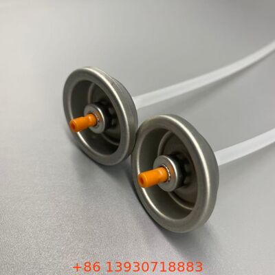 Válvula de pegamento aerosolar para cabello con boquilla antiobstrucción de niebla de precisión y construcción resistente a los productos químicos para uso en salón