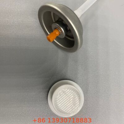 Precisión de la niebla anti-obstrucción de la boquilla de la válvula de pulverización de aerosoles resistente a los productos químicos para la aplicación de pegamento para el cabello y adhesivo