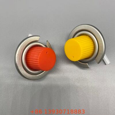 Válvula de cocina exterior de 1 pulgada con cubierta roja