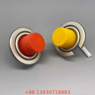 Válvula de aerosol de butano a prueba de fugas de una pulgada con control de flujo constante para equipos de cocina portátiles