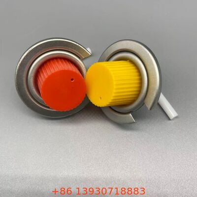 Valva de gas de butano de hojalata de 1 pulgada con diseño resistente a fugas para estufas portátiles y disolventes industriales