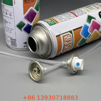 Juego de válvula y actuador de pintura pre-recubiertos y coordinados por color para aplicaciones en aerosol, listos para instalar