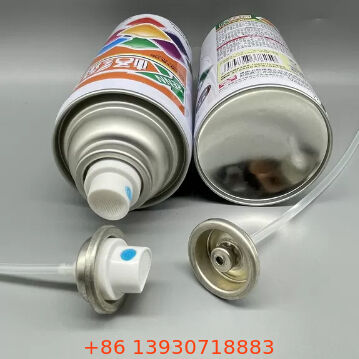 Juego de válvula y actuador de pintura pre-recubiertos y coordinados por color para aplicaciones en aerosol, listos para instalar