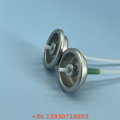 Metered Aerosol Valve with Dosing Solution for Commercial Restroom Fresheners