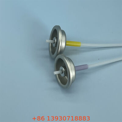 1 pulgada de válvula de pulverización de aerosoles con una distribución de precisión resistente a productos químicos para productos farmacéuticos y cosméticos