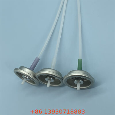 1 pulgada de válvula de aerosoles medido con sistema de distribución medido y color del actuador personalizable