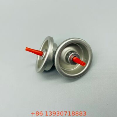 Alta precisión de 1 pulgada de plástico de base de butano más ligero válvula de aerosoles de gas para la lata de recarga