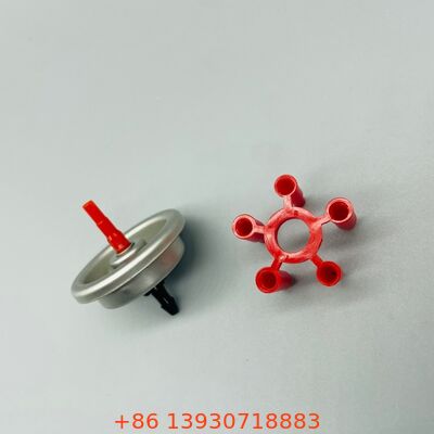 Alta precisión de 1 pulgada de plástico de base de butano más ligero válvula de aerosoles de gas para la lata de recarga