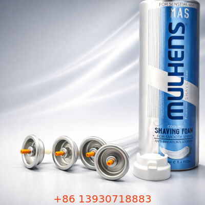 Válvula dispensadora de espuma confiable para aplicaciones de crema de afeitar