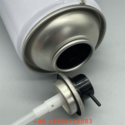 Válvula de aerosol de 360 grados para dispensación boca abajo y control de flujo de alta viscosidad