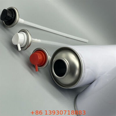 Válvula de aerosol de 360 grados para dispensación boca abajo y control de flujo de alta viscosidad