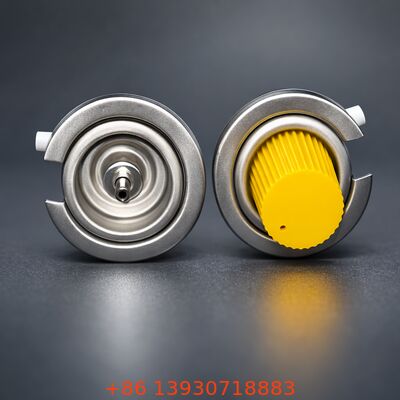 Precisión de 1 pulgada de estaño de butano válvula de reabastecimiento para la distribución estable