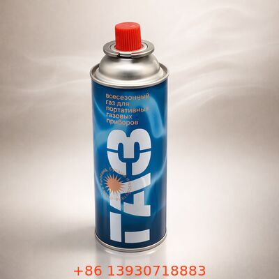 Valva de gas de butano de hojalata de una pulgada con válvula de aerosoles a prueba de fugas para estufas portátiles