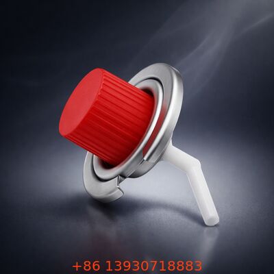 Válvula de recarga de butano de hojalata de 1 pulgada para dispensación controlada confiable