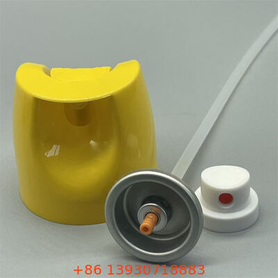 Válvula de insecticida a base de agua en aerosoles con control de precisión y sello a prueba de fugas para formulaciones seguras para mascotas