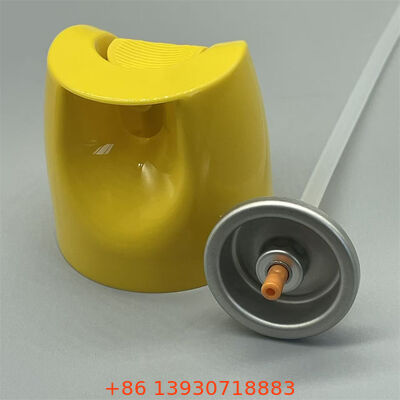 Válvula para Insecticida Aerosol a Base de Agua con Control de Flujo Ajustable, Sello Antifugas y Construcción Duradera para Formulaciones Botánicas