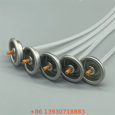 Válvula para Insecticida Aerosol a Base de Agua con Control de Flujo Ajustable, Sello Antifugas y Construcción Duradera para Formulaciones Botánicas