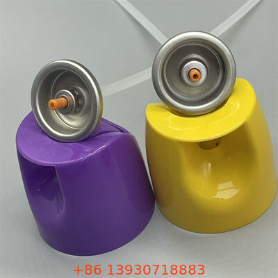 Válvula de aerosoles de insecticida a base de agua con distribución de alto volumen, control de flujo ajustable y sello a prueba de fugas