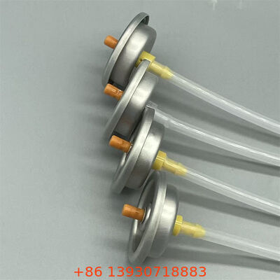 Válvula de aerosoles de insecticida a base de agua con distribución de alto volumen, control de flujo ajustable y sello a prueba de fugas