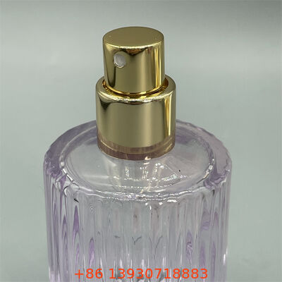 Bomba de perfume de aluminio mate, boquilla de pulverización de fragancias metálicas para botella de perfume cosmético