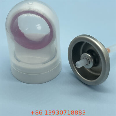 Válvula Aerosol Protector Solar de Una Pulgada con Boquilla Resistente a Obstrucciones y Operación de 360 Grados para Protección de Cuerpo Completo