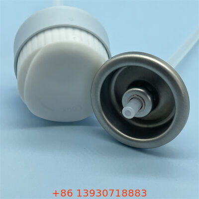 Válvula Aerosol Protector Solar de Una Pulgada con Boquilla Resistente a Obstrucciones y Operación de 360 Grados para Protección de Cuerpo Completo