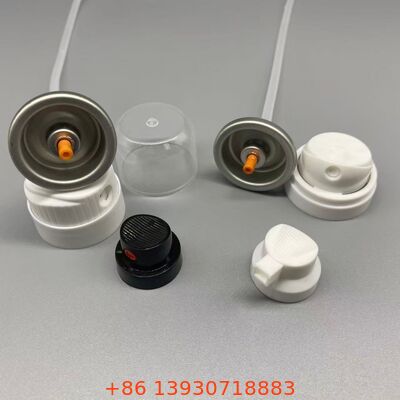 Válvula de aerosol de champú seco de alto rendimiento con sistema de distribución uniforme de niebla