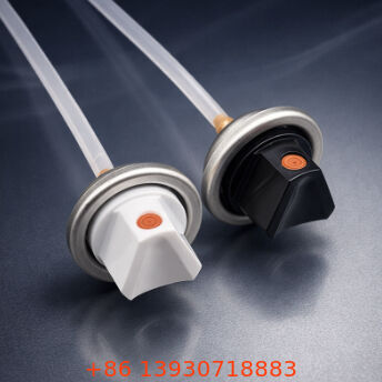 Válvula de pintura aerosolar masculina precolorada con sellado mejorado