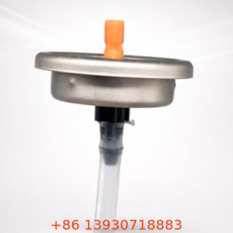 Válvula aerosolar portátil de oxígeno de 25,4 mm con construcción de metal y plástico para sistemas de respiración de emergencia