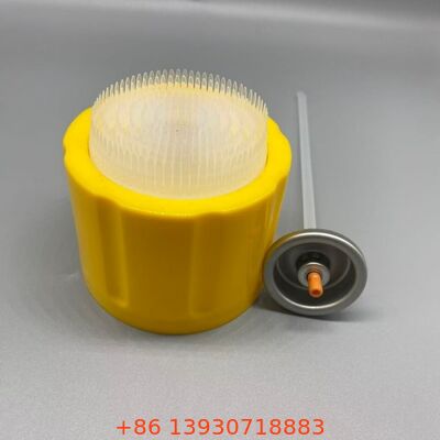 Válvula de aerosol de espuma de limpieza de automóviles de alta densidad con control de espuma de precisión y materiales resistentes a productos químicos