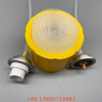 Válvula de espuma multiusos con tapa de cepillo integrada para una dispensación constante y actuador personalizable