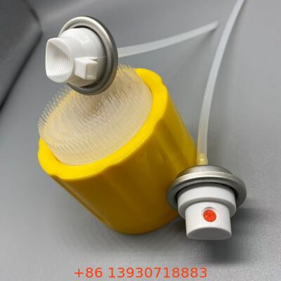 Válvula de aerosol de espuma de limpieza de automóviles de alta densidad con control de espuma de precisión y materiales resistentes a productos químicos