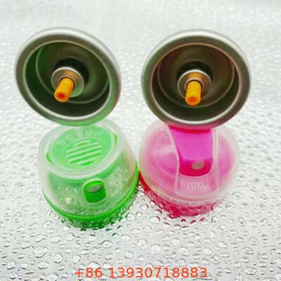Air Freshener Aerosol Valve with Adjustable Spray Pattern for Full-Room Coverage and Battery-Operated Mechanism