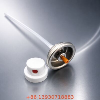 Válvula de limpieza de espuma de aerosoles de cuero rico con tecnología de espuma de adhesión, materiales resistentes a los productos químicos y espuma de alta densidad