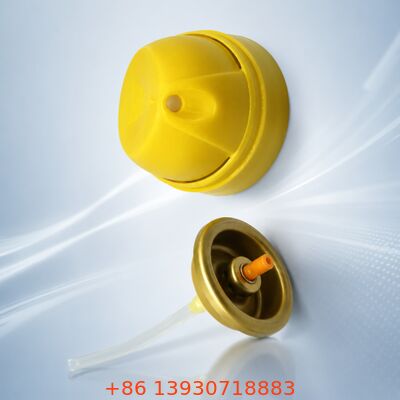 Válvula de nebulización de precisión de 53 mm para pulverización continua en envases de aerosol desodorante hipoalergénico