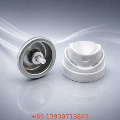 Válvula de nebulización de precisión de 53 mm para pulverización continua en envases de aerosol desodorante hipoalergénico