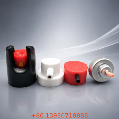 Kit de válvulas de aerosoles de aluminio de 20 mm configurable para embalajes de spray de pimienta