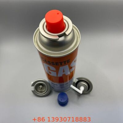 Válvula de aerosoles de gas butano a prueba de fugas con tecnología de doble sellado y boquilla de precisión para estufas de cassette