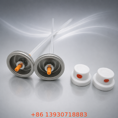Válvula de pulverización de pintura masculina de aerosoles de acabado suave con atomización de niebla fina y acabado de color compatible resistente a los rayos UV