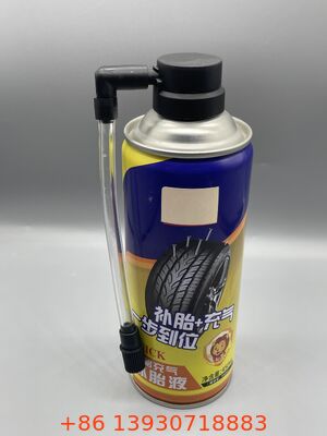 Válvula de inflador de neumáticos de latón resistente a la corrosión con diseño de alto flujo y conector de conexión rápida para latas de selladores