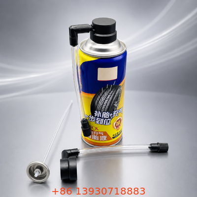 Válvula de inflador de neumáticos de latón resistente a la corrosión con diseño de alto flujo y conector de conexión rápida para latas de selladores