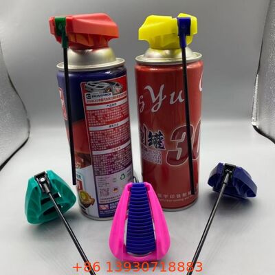 Actuador de disparador plegable por aerosoles con mecanismo plegable resistente a la corrosión, bloqueo a prueba de fugas y tubo de extensión integrado