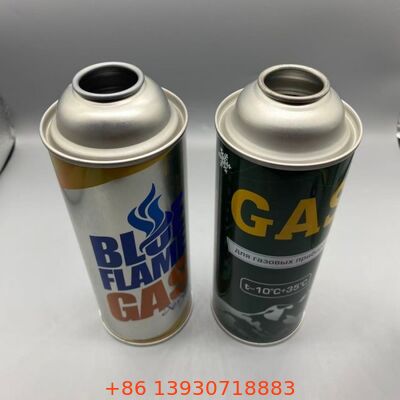 La hojalata vacía del aerosol de la barra de alta presión 18-21 del gas del casete puede 65m m 57m m