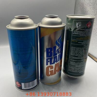 La hojalata vacía del aerosol de la barra de alta presión 18-21 del gas del casete puede 65m m 57m m