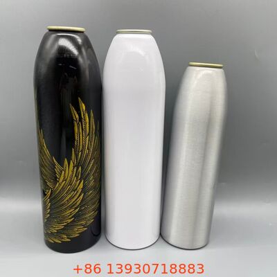 53 mm 59 mm Caja vacía de aerosoles de aluminio, spray de desodorante y refrescante de aire
