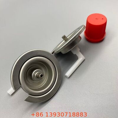 Válvula de gas de butano de hojalata de una pulgada con válvula de aerosoles a prueba de fugas para estufas exteriores